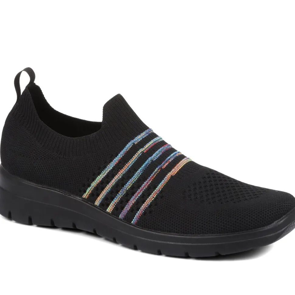 Lightweight Slip On Trainers - Black