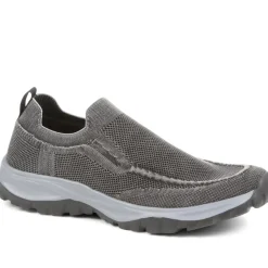 Lightweight Slip-On Trainers - Black-Grey