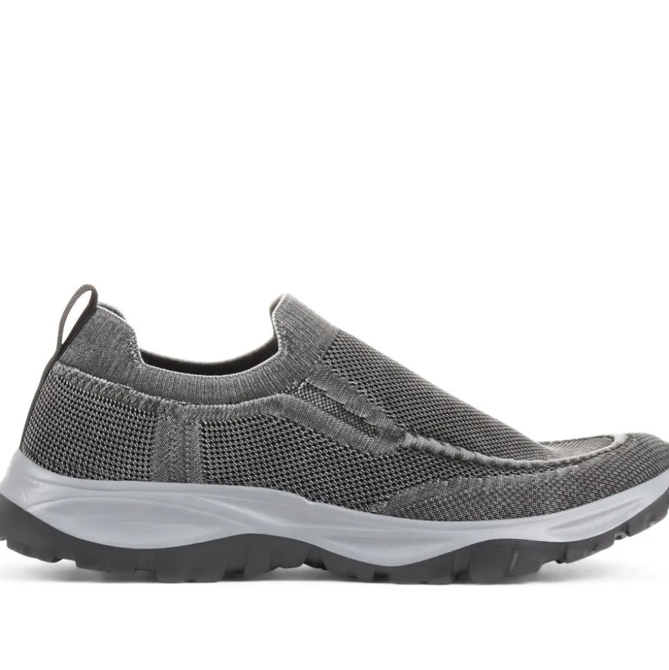 Lightweight Slip-On Trainers - Black-Grey