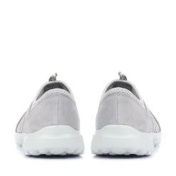 Lightweight Slip-On Trainers - Light Grey