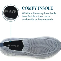 Lightweight Slip-On Trainers - Navy