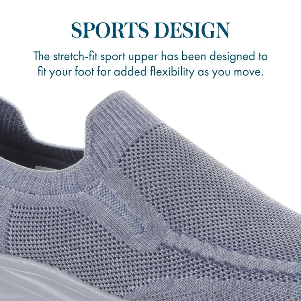 Lightweight Slip-On Trainers - Navy