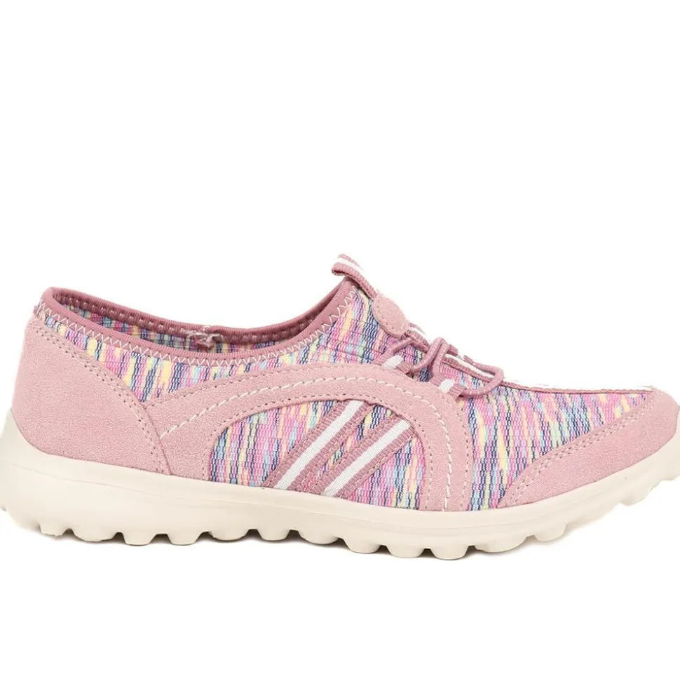 Lightweight Slip-On Trainers - Pink