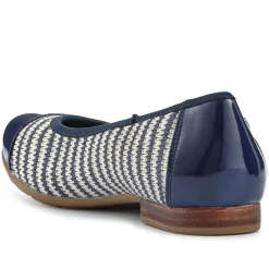 Lightweight Two-Tone Pumps - Navy-White