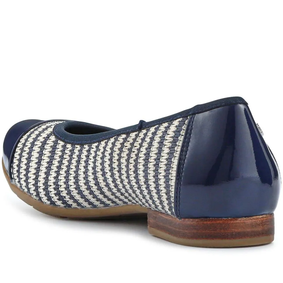 Lightweight Two-Tone Pumps - Navy-White