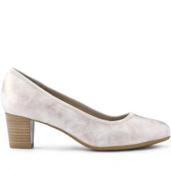 Lightweight Vegan Court Shoes - Rose Gold