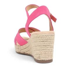 Lightweight Wedge Espadrilles - Pink