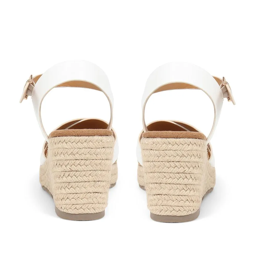 Lightweight Wedge Espadrilles - White