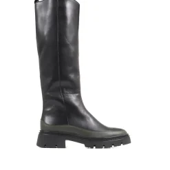 Link Chunky Knee High Boots - Black