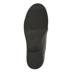 Lorella Leather Heeled Loafers - Black Patent