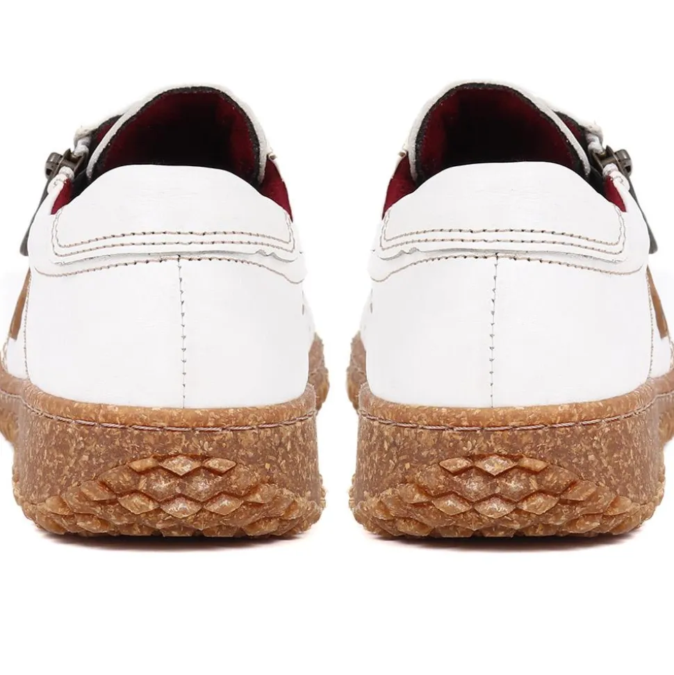 Loretta Leather Trainers - Off White