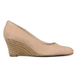 Lux Comfort Wedges - Latte Suede