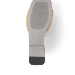 Madelena Slip-On Mules - Tan