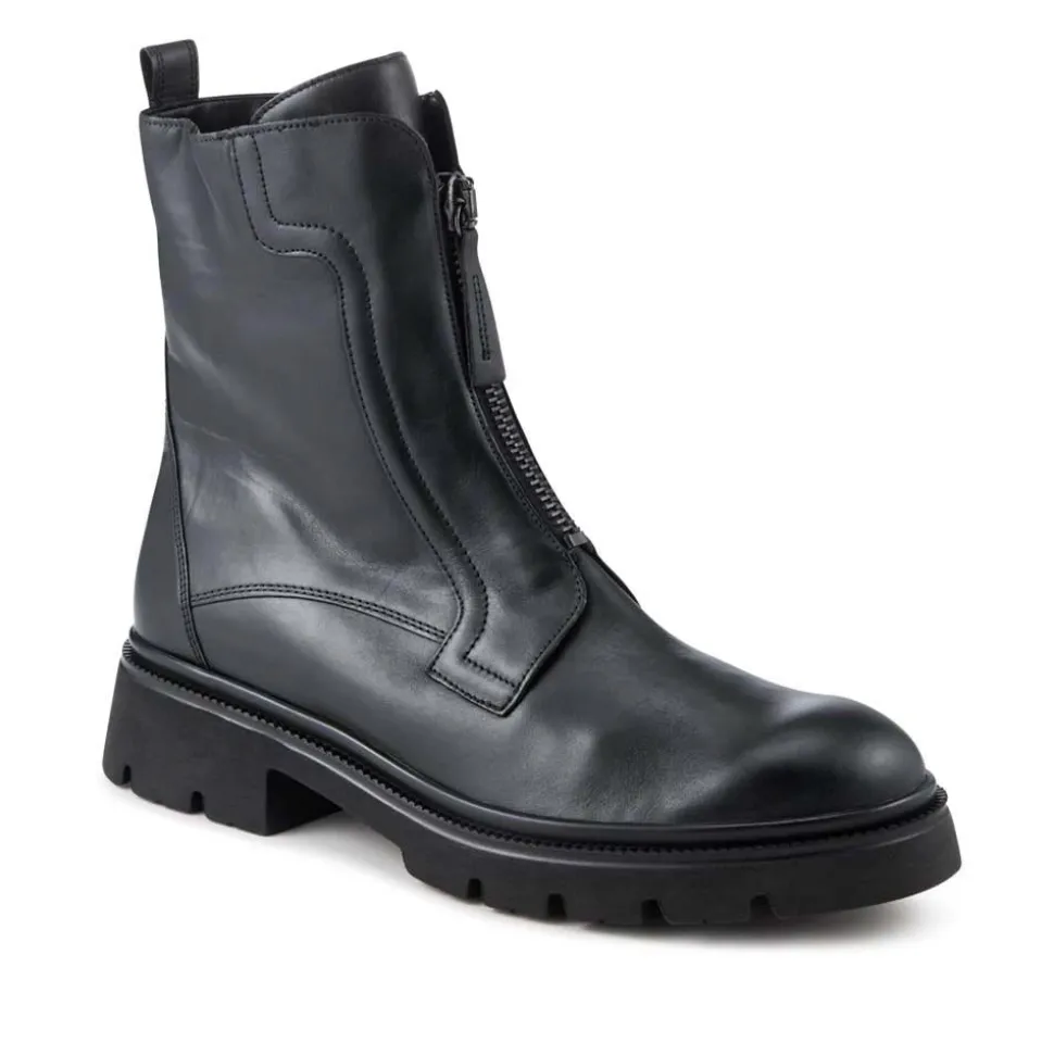 Magic Gabor Leather Ankle Boots - Black