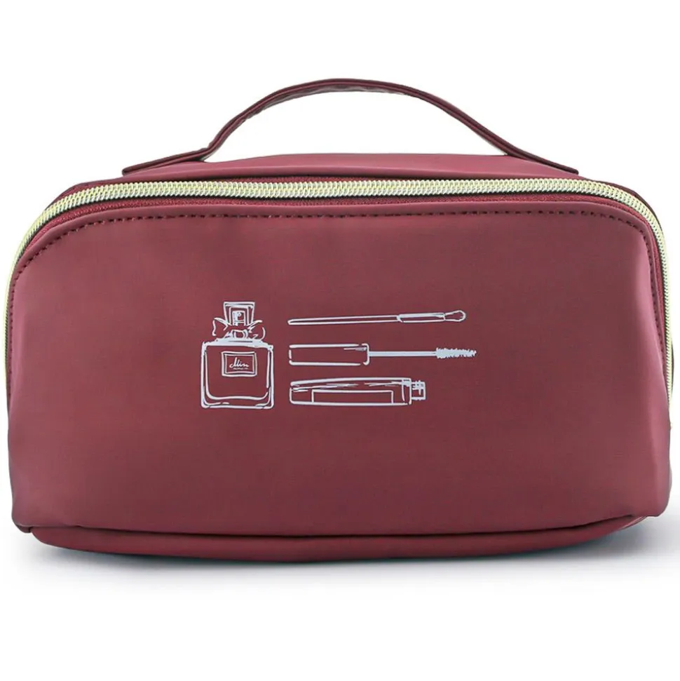 Makeup Bag - Burgundy