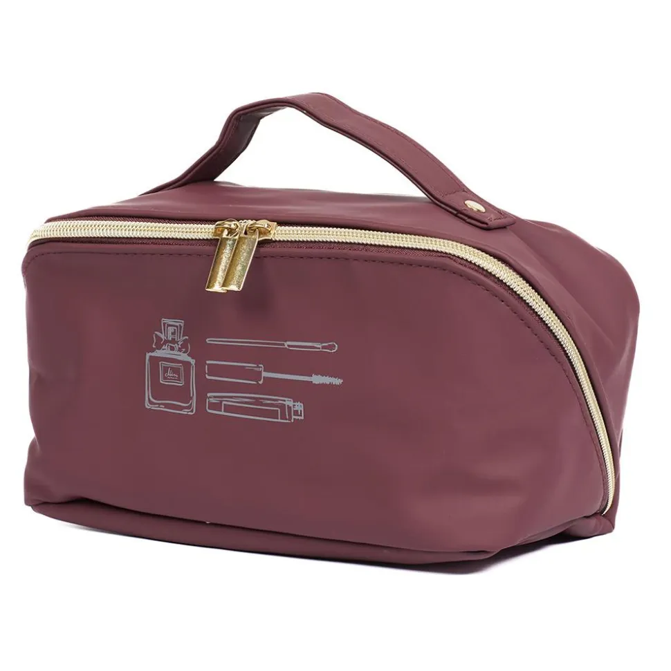 Makeup Bag - Burgundy