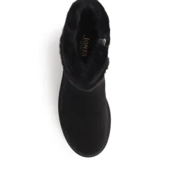 Manda Leather Ankle Boots - Black