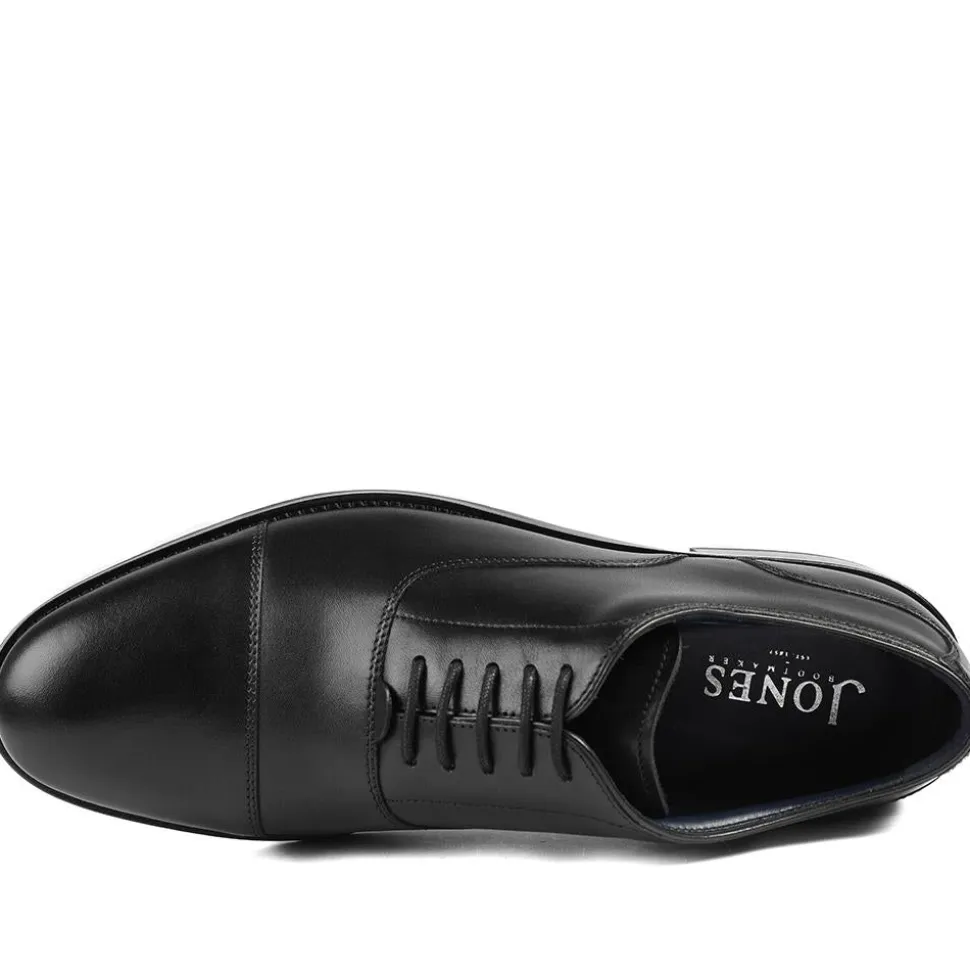 Mannix Leather Oxford Shoes - Black Leather