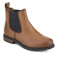 Mayah Leather Chelsea Boots - Tan