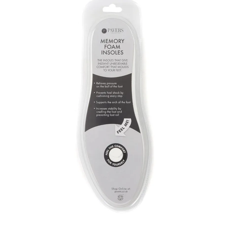 Memory Foam Insoles - Natural