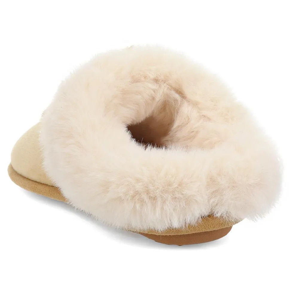 Memory Foam Mule Slippers - Chestnut