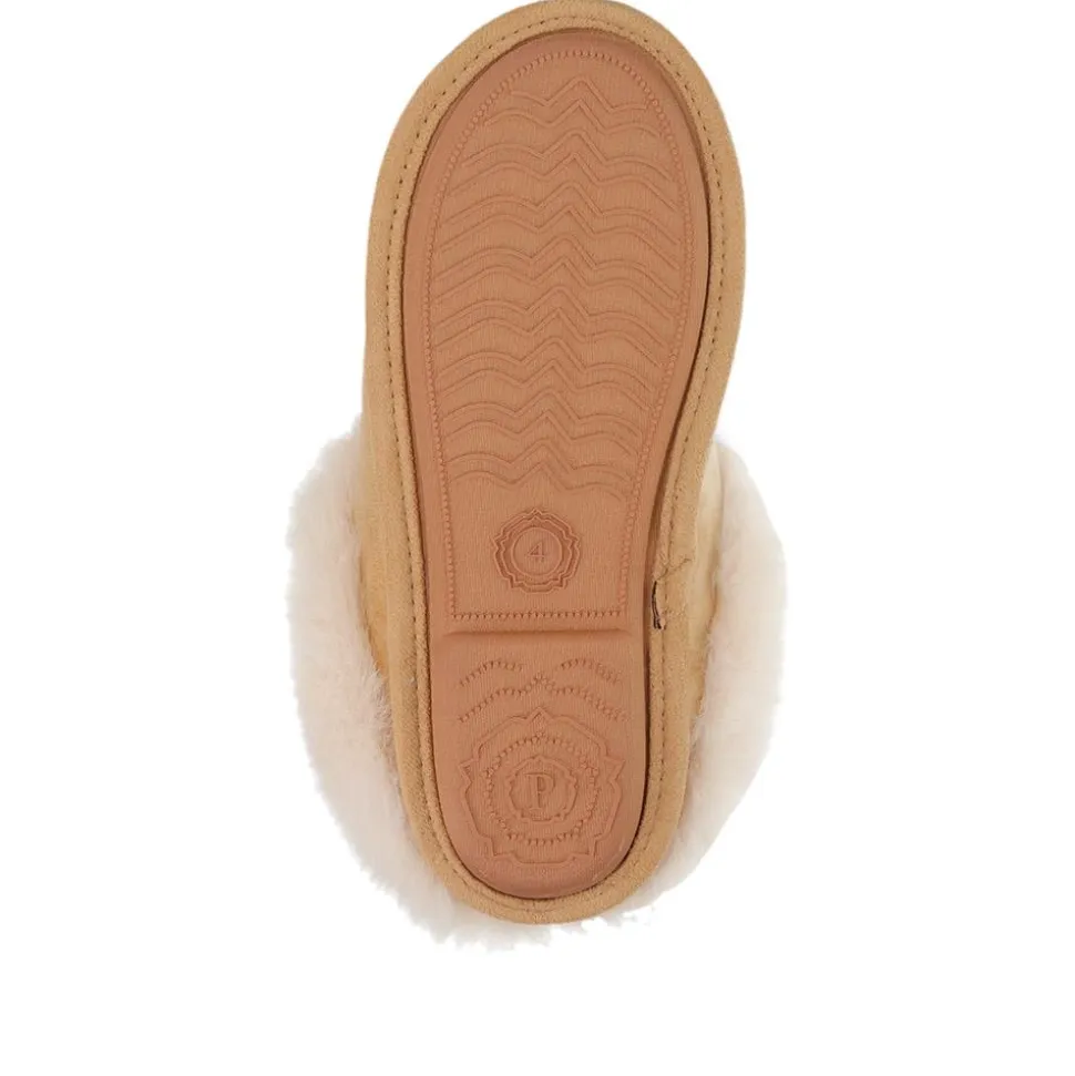 Memory Foam Mule Slippers - Chestnut