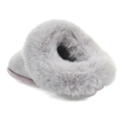 Memory Foam Mule Slippers - Grey