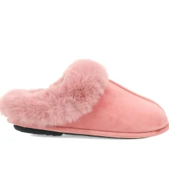 Memory Foam Mule Slippers - Rose