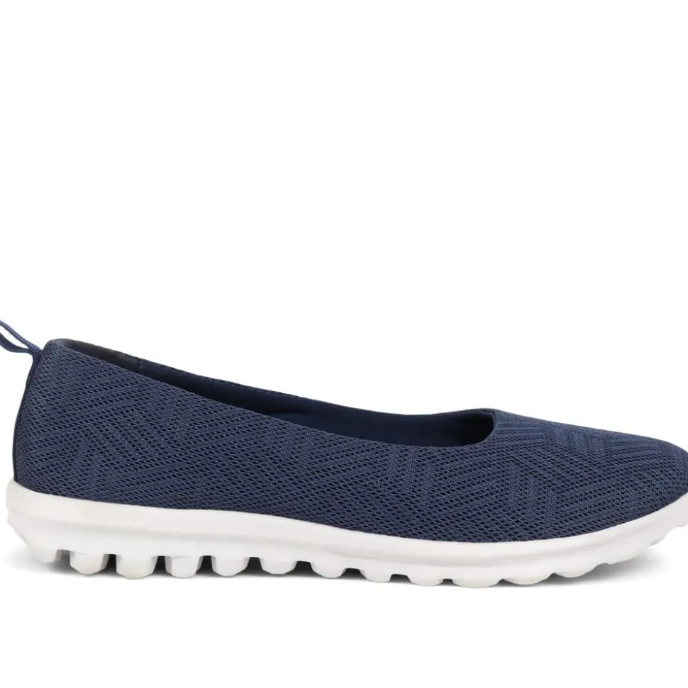 Memory Foam Slip On Shoes - Navy