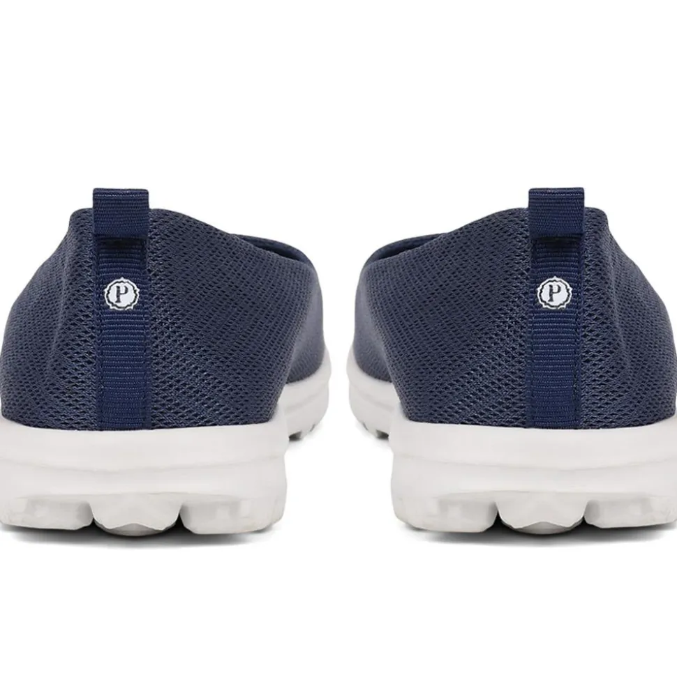 Memory Foam Slip On Shoes - Navy