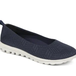 Memory Foam Slip On Shoes - Navy