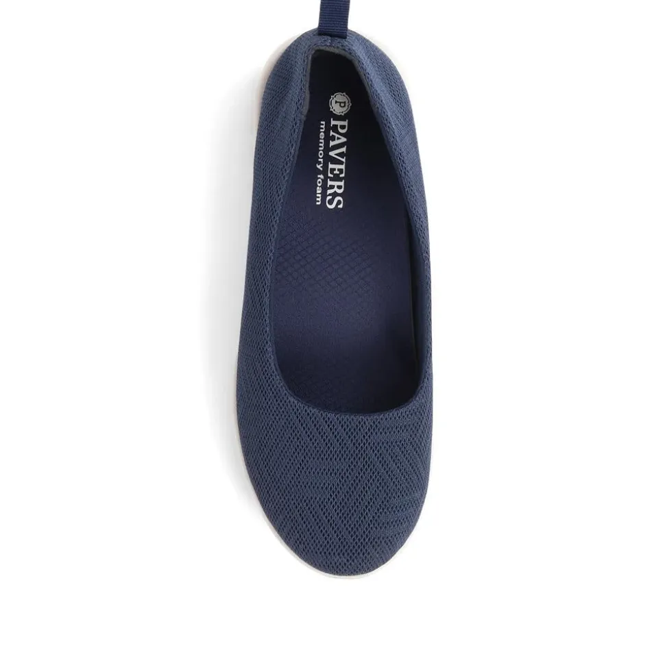 Memory Foam Slip On Shoes - Navy