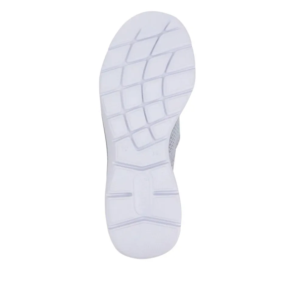 Memory Foam Slip-On Trainers - Aqua