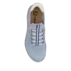Memory Foam Slip-On Trainers - Aqua
