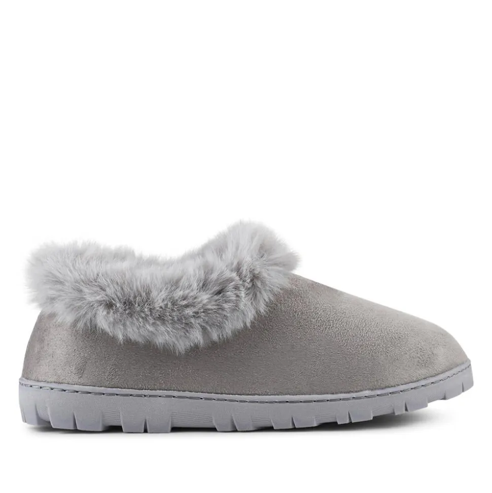 Memory Foam Slippers - Grey