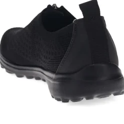 Memory Foam Trainers - Black-Black