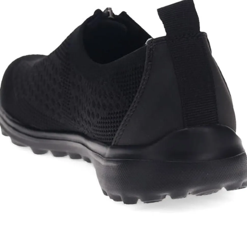 Memory Foam Trainers - Black-Black