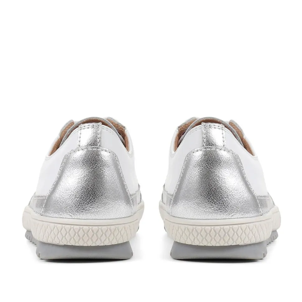 Memory Foam Trainers - White