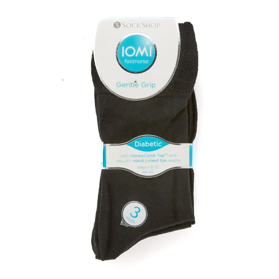 Men's Diabetic Socks - Black