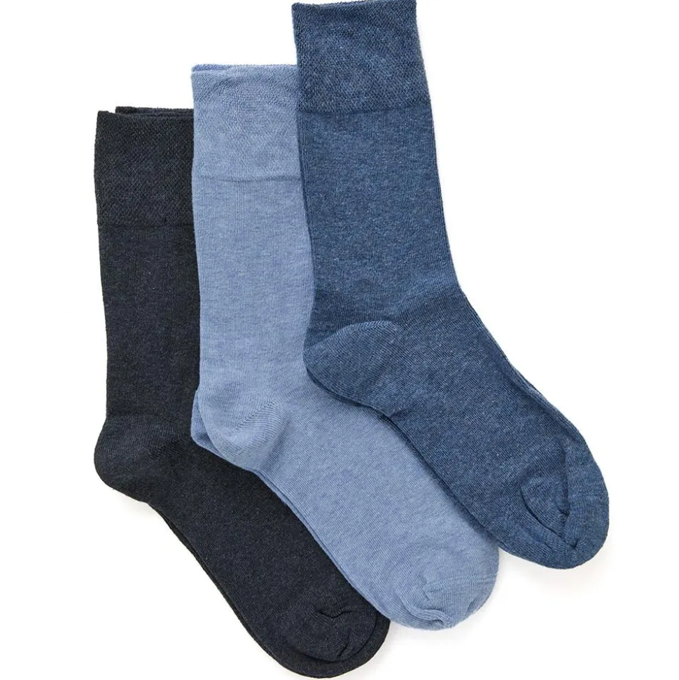Men's Diabetic Socks - Blue