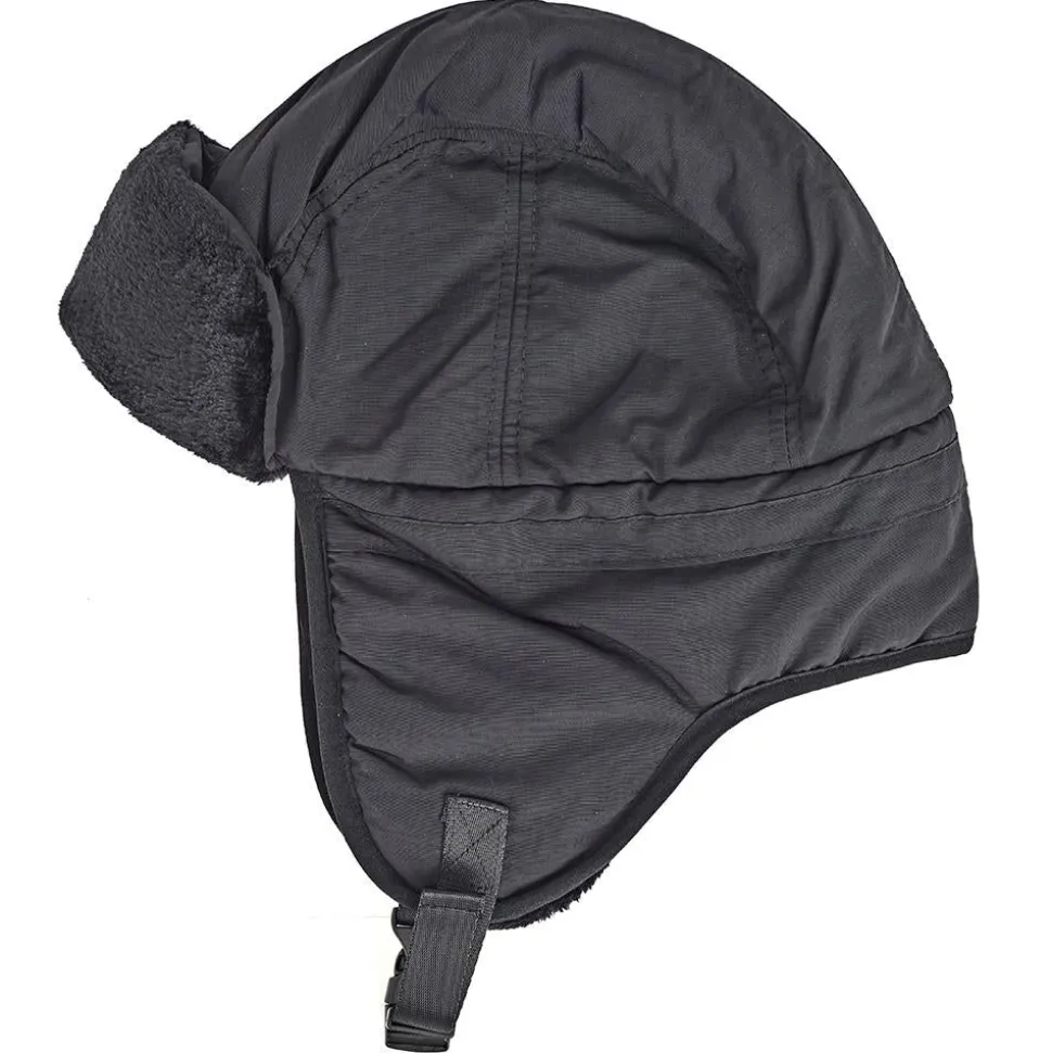 Men's Water-Resistant Aviator Hat - Black