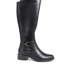 Metal-Detailed Long Boots - Black