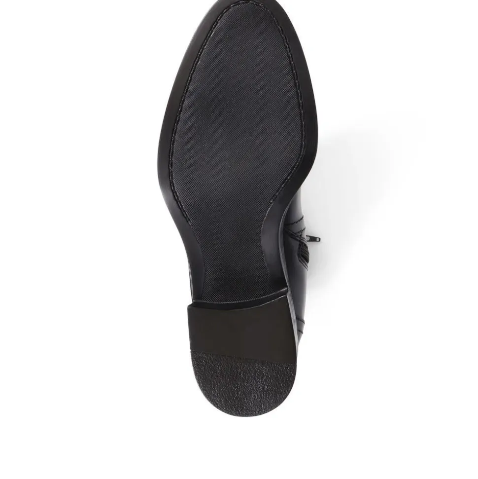 Metal-Detailed Long Boots - Black