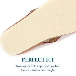 Metallic Toe Post Sandals - Tan