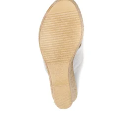 Metallic Wedge Espadrilles - Gold