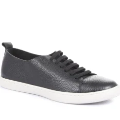 Midwood Women's Leather Trainers - Black