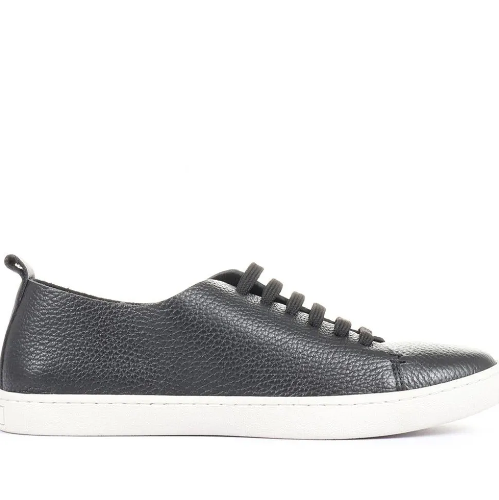 Midwood Women's Leather Trainers - Black