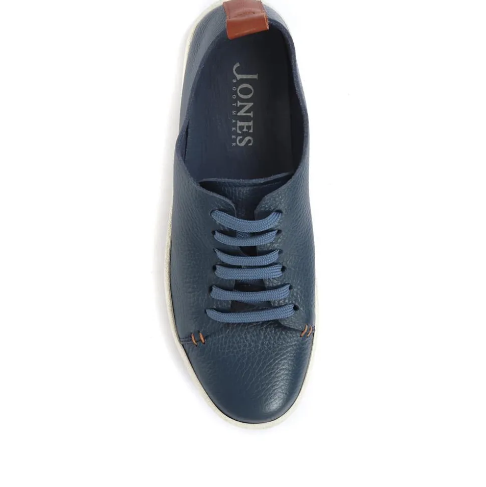 Midwood Women's Leather Trainers - Navy