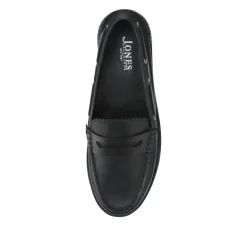 Miuccia Leather Moccasins - Black