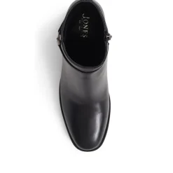 Monika Heeled Ankle Boots - Black